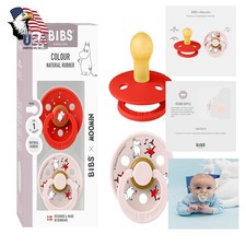 Bibs Pacifier Candy Apple/Petal Size 1 2-pack