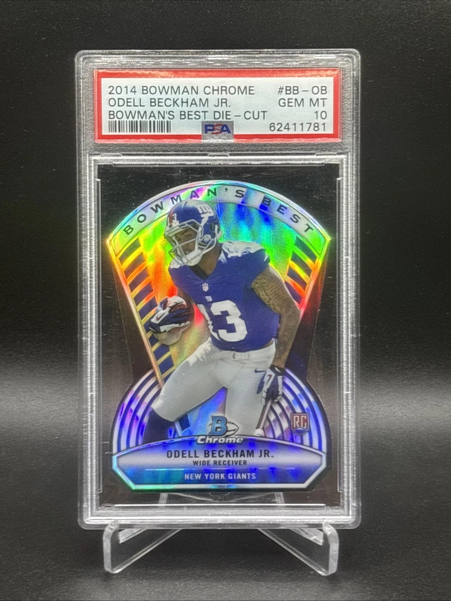 10 Graded Football Odell Beckham Jr. Sports Trading Cards for sale