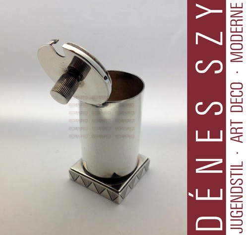 Skyscraper GEORG JENSEN Denmark Sterling modernist CRUET SET # 793 JJ 3 pieces - Picture 7 of 15