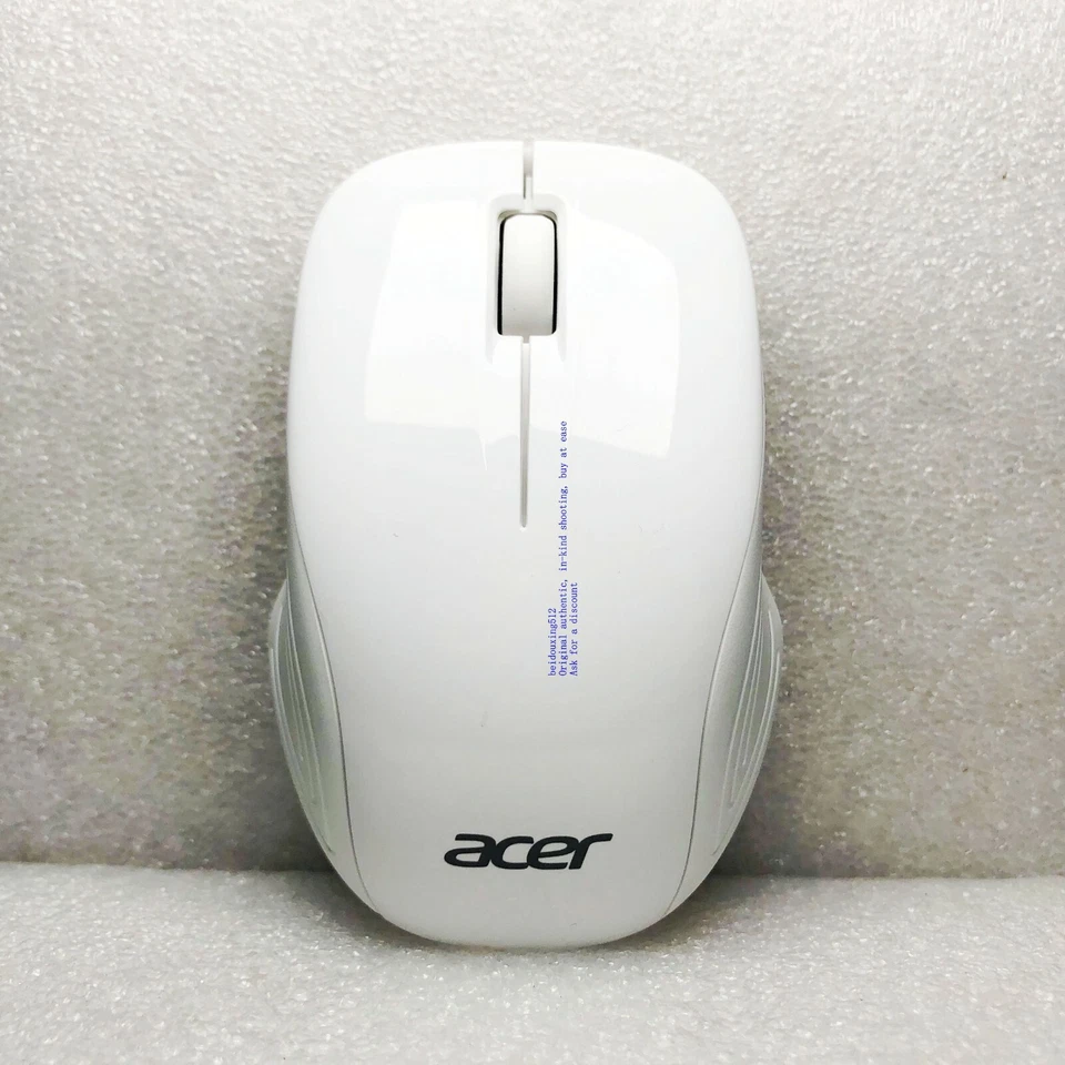New original Acer wireless optical mouse MORFHPUO 1.5A~40mA milk white - Image 2 of 4