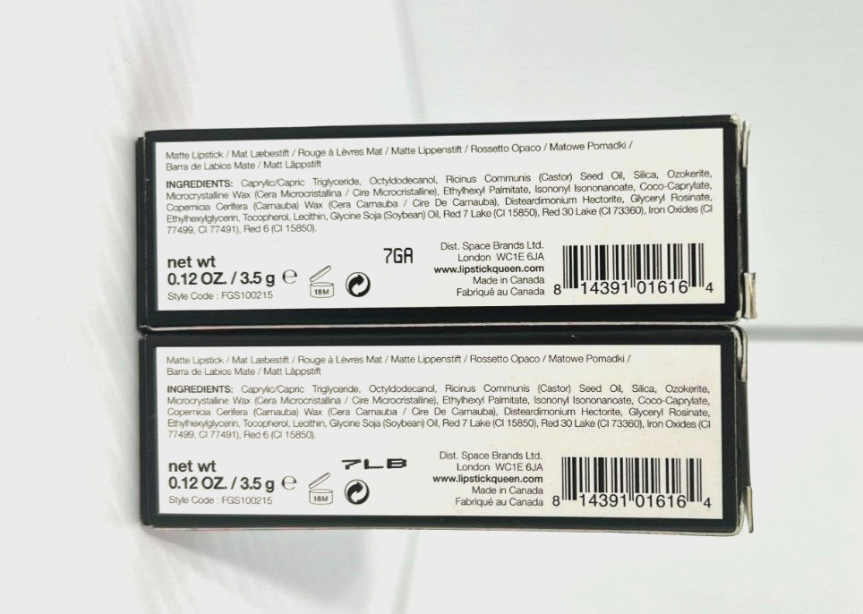 NEW Boxed (2) LIPSTICK QUEEN CHESS COLLECTION - QUEEN (Supreme)  *RARE