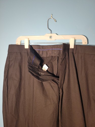 Billy London Mens Black Pleated Dress Pants Size 38x30 - Picture 5 of 8