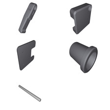 Headphone Stand with AMP Mount compatible with Fiio e10k Models