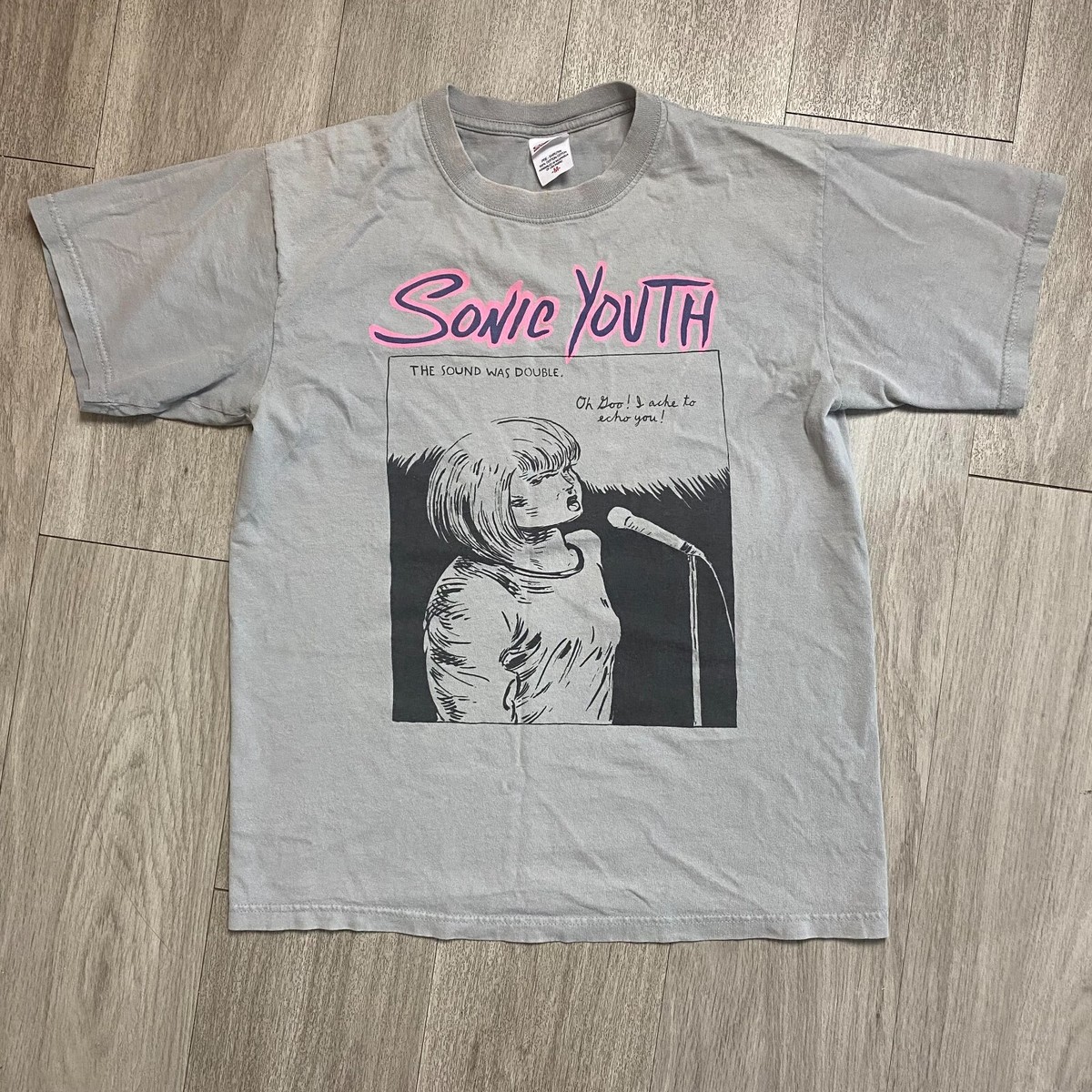 Sonic Youth Goo video Tシャツ anvil M 1991 True Vintage Sonic Youth Goo Pettibon T-Shirt Size M