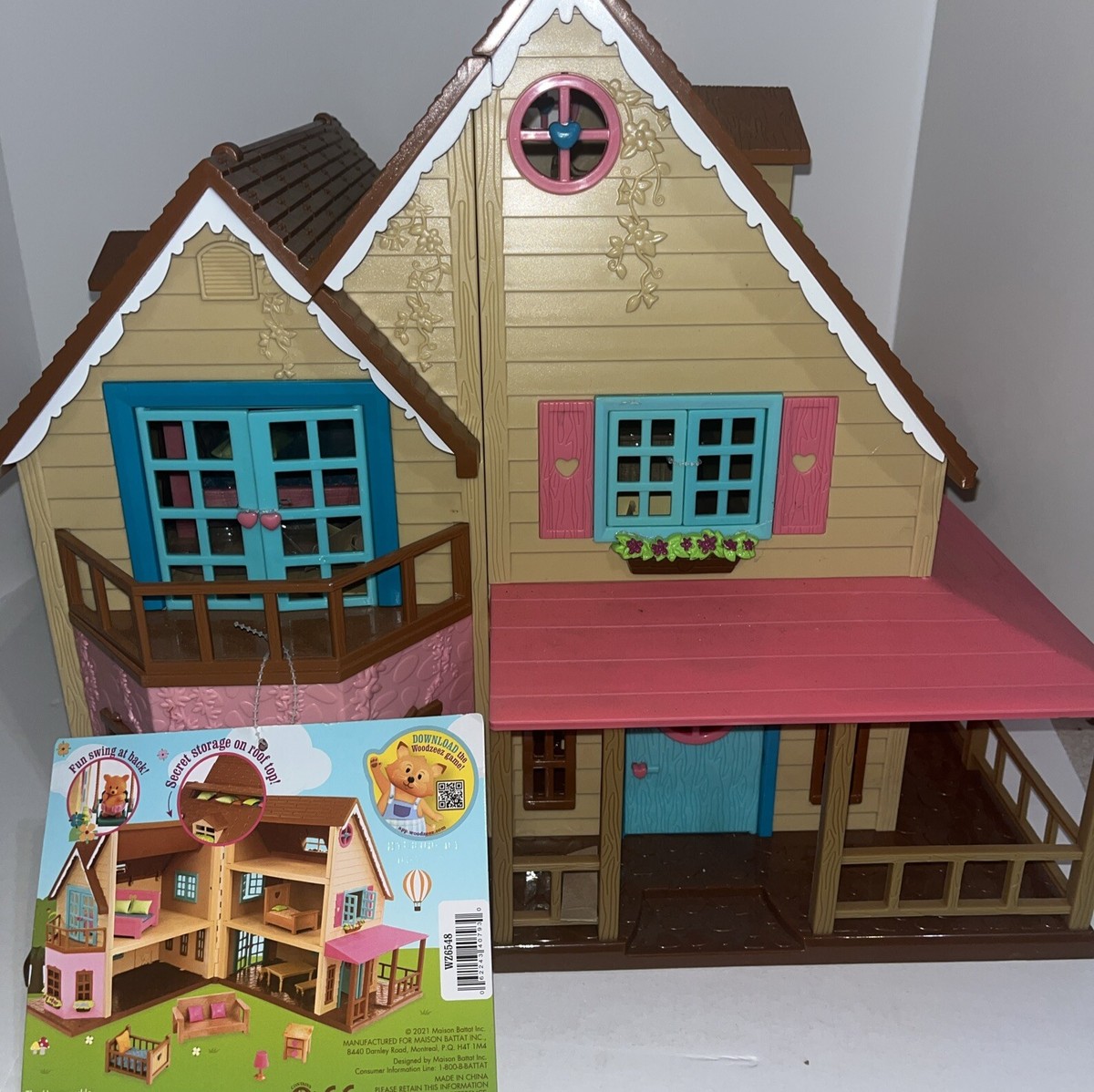 house on the hill トップス&レギンス　3点セット Amazon.com: Li'l Woodzeez – Honeysuckle Hillside Cottage