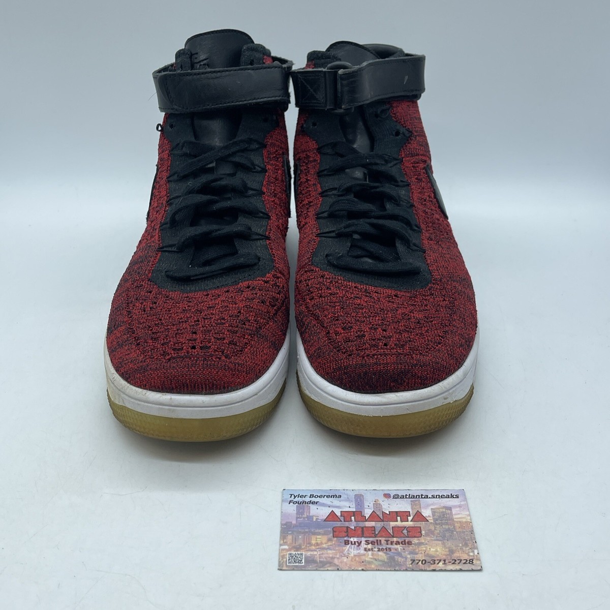 Nike Air Force 1 Flyknit University Team Size 10.5 Amazon.com | Nike Air Force 1 Crater Flyknit (Big Kid  main image 3