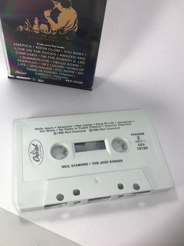 The Jazz Singer, Neil Diamond Stereo Cassette Capital TESTED WORKS - Picture 5 of 6