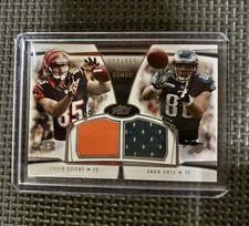 2013 NFL Topps Prime Dual Jersey Bengals/ Commanders Tyler Eifert/Zach Ertz #350