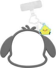 Pochacco BLACK Lanyard Ring iPhone Phone Bracelet Smartphone Hand Holder