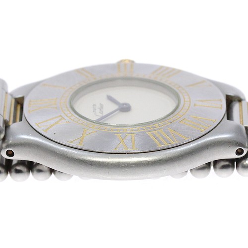 CARTIER Must21 LM 83090171 Beige Dial Quartz Men's Watch_841444 - Picture 6 of 6
