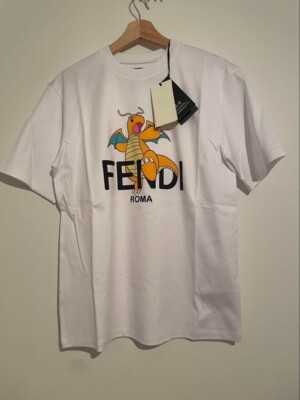 FENDI ポケモン コラボ Tシャツ Fendi x FRGMT x Pokemon T-shirt Black Men's - FW23 - US