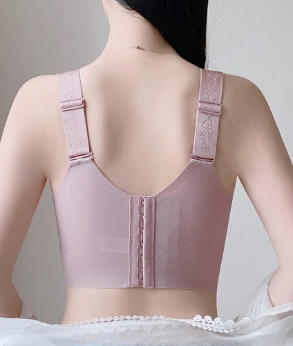 Reggiseno donna completo senza cuciture floreale ultrasottile taglie forti intimo 20551 - Foto 27 di 34