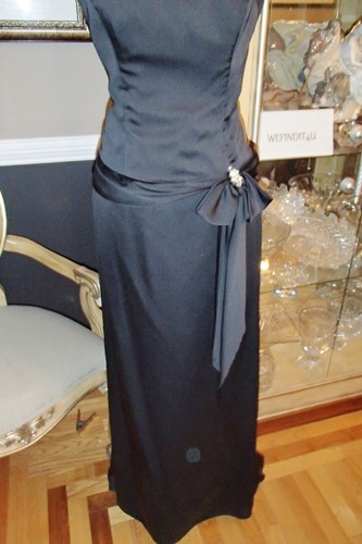 A1696 LAZARO JH 3794 BLACK SZ 12 $285 FORMAL BRIDESMAID GOWN DRESS $285 - Picture 6 of 10