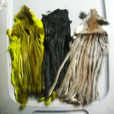 Euro Squirrel Zonker hides-combine shipping