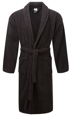 Mens & Ladies 100% Cotton Terry Towelling Shawl Bath Robe Dressing Gown Bathrobe