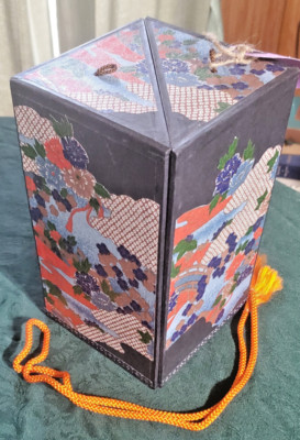 Unique Japanese Jewelry Box/Trinket Box , Handmade Washi Kogei by Kyoko Niikuni