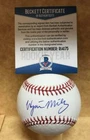WYATT MILLS SEATTLE MARINERS ROOKIE YEAR SIGNED M.L. BASEBALL BECKETT R14175