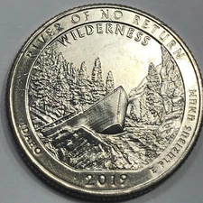 2019-P  Frank Church River of No Return ATB Quarter Dollar