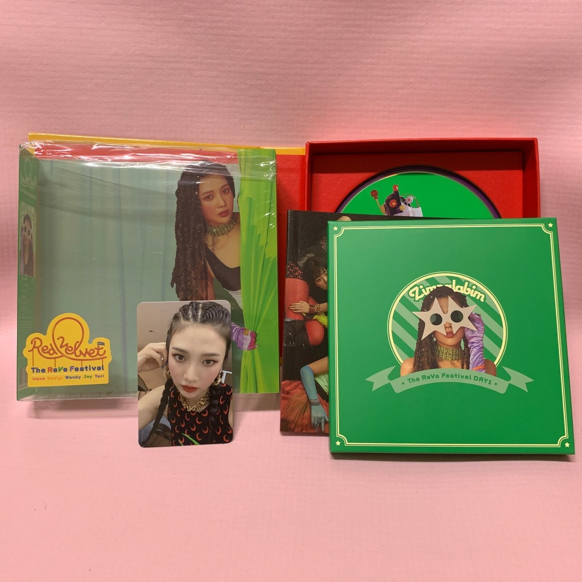 Red Velvet The ReVe Festival DAY1 Ver. Opened CD FULL SET No