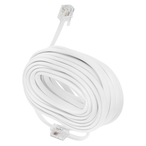 Telephone Line Landline Cord Extra Long for Connector Plug Cable - Zdjęcie 8 z 12