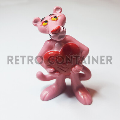 Vintage Rubber Toys - BULLY BULLYLAND - The Pink Panther - 1983 Pink Panther