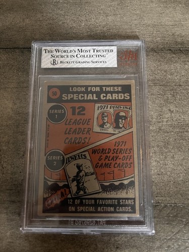 1972 Topps In Action #50 Willie Mays HOF San Francisco Giants - Picture 2 of 2