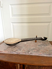 Ancien Instrument Musique Gusle Guzla Yougoslave Balkan Africain Serbie