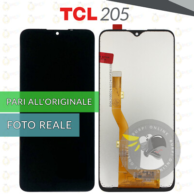 DISPLAY LCD TCL 205 4187D RICAMBIO SCHERMO MONITOR VETRO + TOUCH - Foto 2