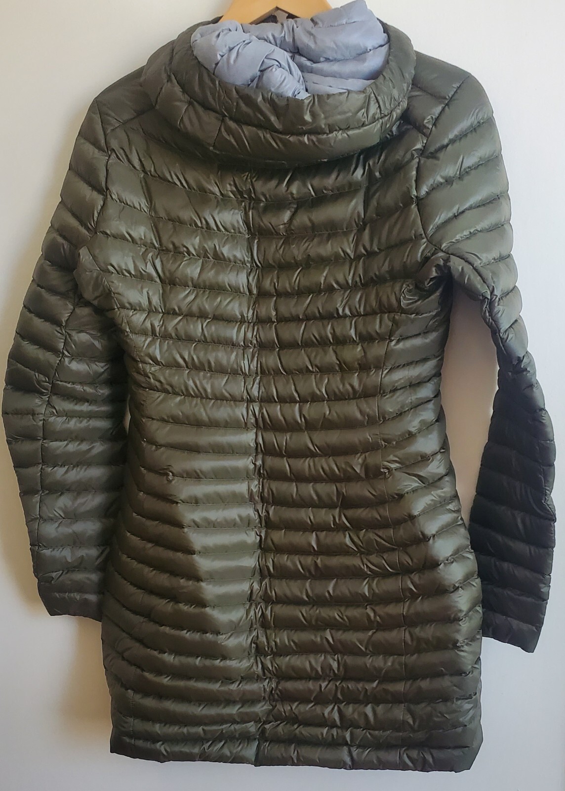 Arc'teryx Nuri Cappotto Donna M Piumino Isolato Giacca Lunga Full Zip Cappuccio Verde