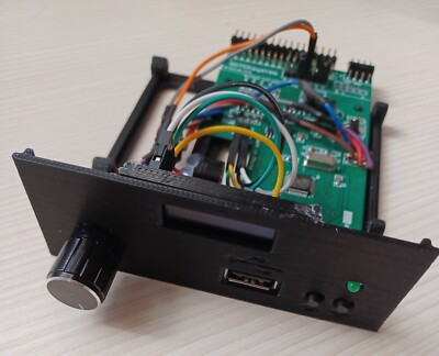 ZX Spectrum +3, Amstrad CPC6128/664 GoTek 3D printed Caddy, OLED & rotary header