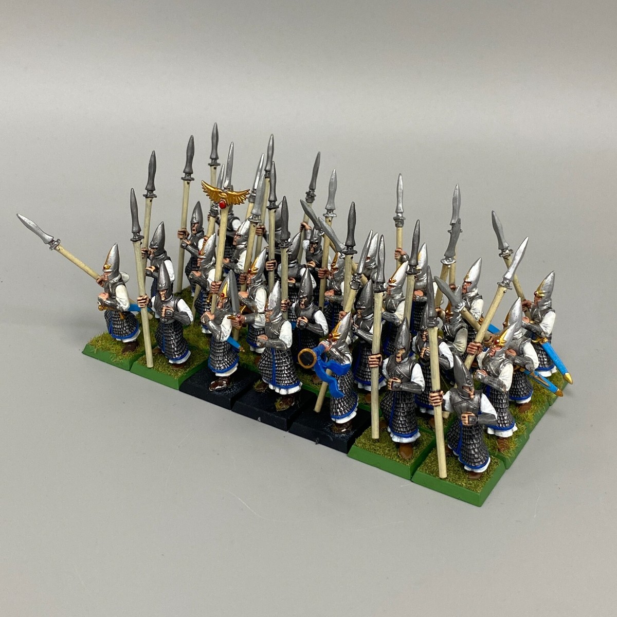 28 HIGH ELF SPEARMEN ELVES WARHAMMER FANTASY THE OLD WORLD UNIT