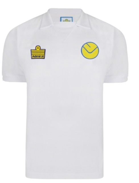 Leeds United Home Football Shirt 1974 Adults Medium Score Draw Leeds United Home Football Shirt 1974 Adults Medium Score Draw