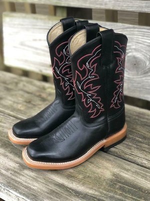 youth black cowboy boots