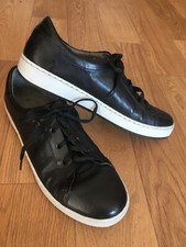 Ara Damen Sneaker Halbschuhe Luftpolster schwarz Leder Gr. 5