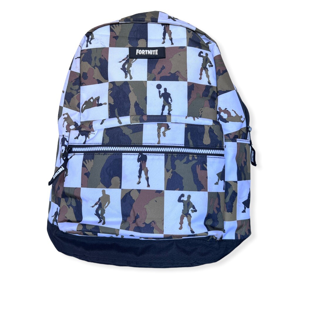 ✨FORTNITE Kids Big Multiplier Backpack Bag One Size Black and Green  Pre Owned✨