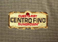CUESTA REY CENTRO FINA SUN GROWN polo shirt XL Village Tobacconist cigars sewn