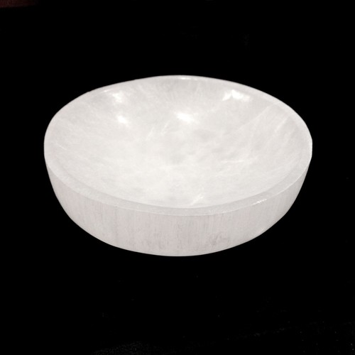 XL Selenite "Charging" Bowl White Crystal Stone Reiki CHARGED Healing Cleansing - Picture 6 of 9