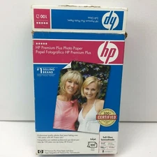 HP Inkjet Photo Paper Q6564A  4x6 Premium Plus Soft Gloss Printer 62 Sheets