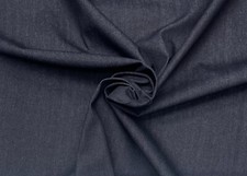 DARK INDIGO DENIM 12 Oz 100 COTTON APPAREL MULTIUSE USA FABRIC BY 1/2 YARD 60"W