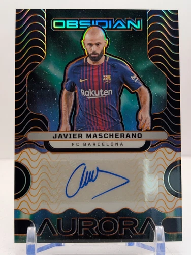 2023-24 Panini Obsidian - Javier Mascherano Aurora (AUTO) /99
