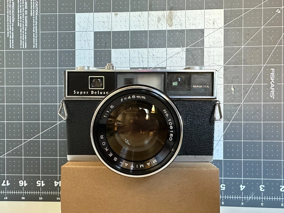 MAMIYA Super Deluxe 35mm Film Camera w/ Mamiya-Sekor 48mm f/1.5 Lens