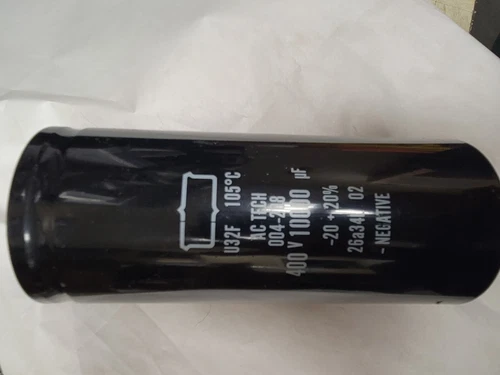 AC Tech Capacitor, 004-208, 400V, 10000uf, 26a34l 02 -Used- Tested.