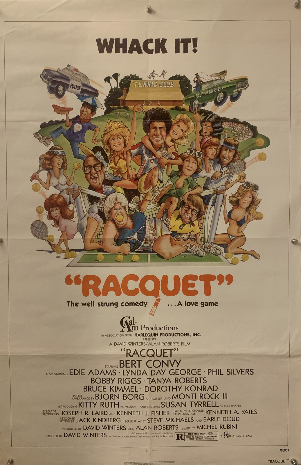 RACQUET Original One Sheet Movie Poster - 1979