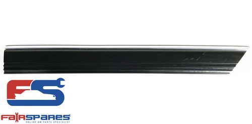 NOS VH Holden SL Commodore SLE SL/E LHR Outer Door Mould Trim in Black & Chrome - Bild 1 von 3