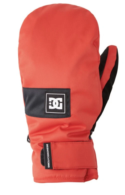 DC Shoes Franchise Mens Size Medium Red Colorway Mitt Style Snowboard Gloves NEW