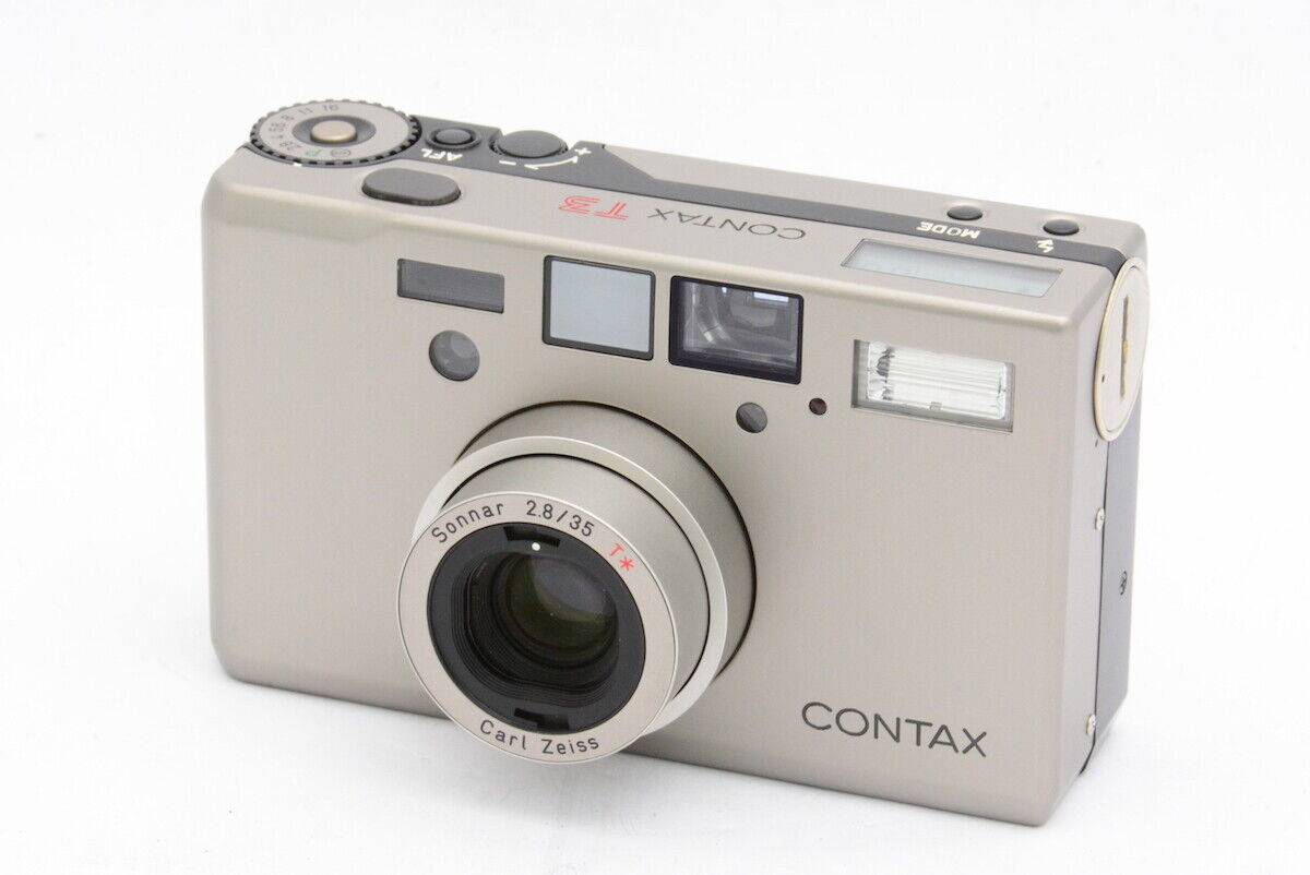 Contax T3 Point & Shoot 35mm Film Camera from JAPAN | Silver Contax T3 Point & Shoot 35mm Film Camera from JAPAN | Silver