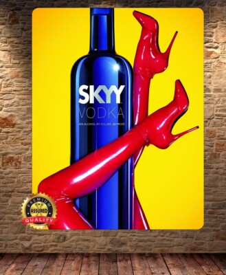 SKYY Vodka - Awesome Sign - Metal Sign 11 x 14