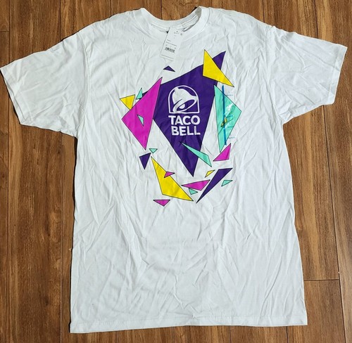Taco Bell T-Shirt Sz Large Retro Collectible Graphic Tee - Picture 2 of 8