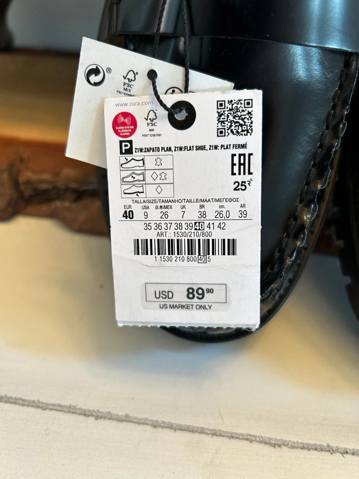 Mocasines negros, Zara Foto 3 de 4