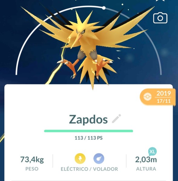 Pokemon Legendary Zapdos - Electhor POKEMON GO